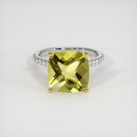 4.55 Ct. Gemstone Ring, 14K Yellow & White 1