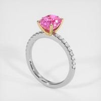 2.12 Ct. Sapphire Ring, 14K Yellow & White 2
