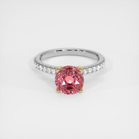 3.07 Ct. Sapphire Ring, 14K Yellow & White 1
