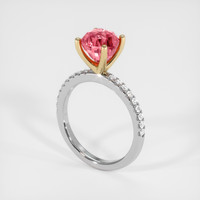 3.07 Ct. Sapphire Ring, 14K Yellow & White 2
