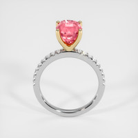 3.07 Ct. Sapphire Ring, 14K Yellow & White 3