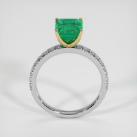 2.04 Ct. Emerald Ring, 18K Yellow & White 3