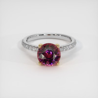 2.86 Ct. Gemstone Ring, 18K Yellow & White 1