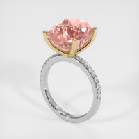 12.01 Ct. Sapphire Ring, 18K Yellow & White 2