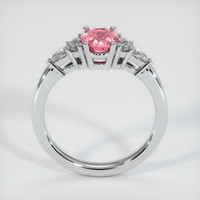 1.04 Ct. Padparadscha Sapphire Ring, Platinum 950 3