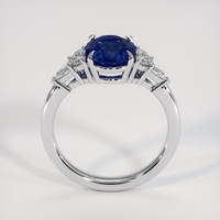 2.61 Ct. Blue Sapphire Ring, Platinum 950 3