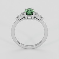 1.40 Ct. Green Sapphire Ring, Platinum 950 3