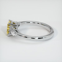 1.00 Ct. Yellow Sapphire Ring, Platinum 950 4