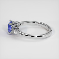 1.58 Ct. Blue Sapphire Ring, 14K White Gold 4