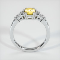 1.00 Ct. Yellow Sapphire Ring, 14K White Gold 3