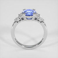 1.87 Ct. Purplish Blue Sapphire Ring, 18K White Gold 3