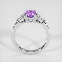1.24 Ct. Purple Sapphire Ring, 18K White Gold 3