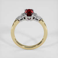 1.01 Ct. Ruby Ring, 14K White & Yellow 3