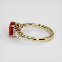 3.27 Ct. Ruby Ring, 10K Yellow Gold 4