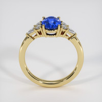 2.51 Ct. Blue Sapphire Ring, 10K Yellow Gold 3