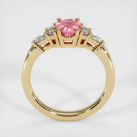 1.04 Ct. Padparadscha Sapphire Ring, 14K Yellow Gold 3