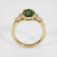 2.33 Ct. Green Sapphire Ring, 14K Yellow Gold 3