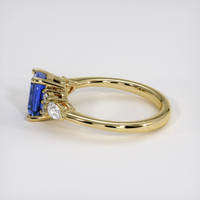 1.13 Ct. Blue Sapphire Ring, 14K Yellow Gold 4