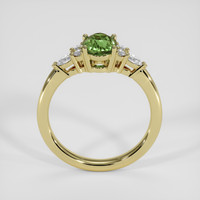 1.39 Ct. Green Sapphire Ring, 14K Yellow Gold 3
