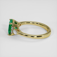 1.68 Ct. Emerald Ring, 18K Yellow Gold 4