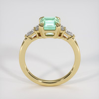 1.65 Ct. Emerald Ring, 18K Yellow Gold 3