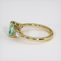 1.65 Ct. Emerald Ring, 18K Yellow Gold 4