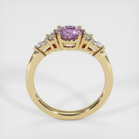 1.07 Ct. Pink Sapphire Ring, 18K Yellow Gold 3