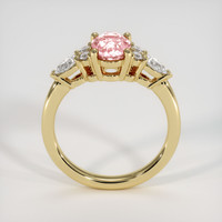1.12 Ct. Padparadscha Sapphire Ring, 18K Yellow Gold 3