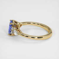 1.20 Ct. Blue Sapphire Ring, 18K Yellow Gold 4