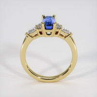 1.13 Ct. Blue Sapphire Ring, 18K Yellow Gold 3