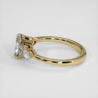 1.41 Ct. Violet Sapphire Ring, 18K Yellow Gold 4