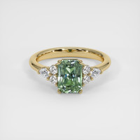 3.30 Ct. Sapphire Ring, 18K Yellow Gold 1