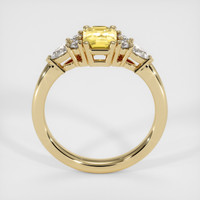 1.00 Ct. Yellow Sapphire Ring, 18K Yellow Gold 3