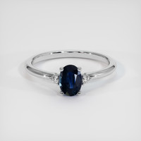 0.91 Ct. Sapphire Ring, Platinum 950 1
