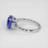 4.05 Ct. Blue Sapphire Ring, Platinum 950 4