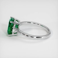 2.28 Ct. Emerald Ring, Platinum 950 4