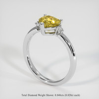 1.66 Ct. Gemstone Ring, Platinum 950 2