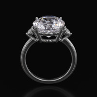 5.38 Ct. Gemstone Ring, Platinum 950 3