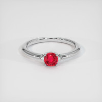 0.46 Ct. Ruby Ring, Platinum 950 1