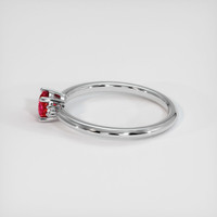 0.46 Ct. Ruby Ring, Platinum 950 4