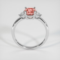 2.06 Ct. Padparadscha Sapphire Ring, Platinum 950 3