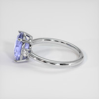 3.68 Ct. Purple Sapphire Ring, Platinum 950 4