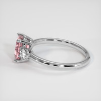 2.04 Ct. Padparadscha Sapphire Ring, Platinum 950 4