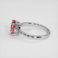 2.04 Ct. Padparadscha Sapphire Ring, Platinum 950 4