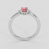 0.73 Ct. Padparadscha Sapphire Ring, Platinum 950 3