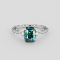 2.20 Ct. Bi Color Sapphire Ring, Platinum 950 1
