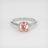 2.33 Ct. Sapphire Ring, Platinum 950 1