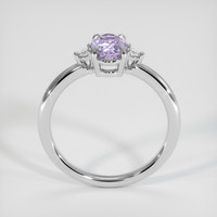 0.72 Ct. Purple Sapphire Ring, Platinum 950 3