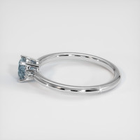 0.59 Ct. Sapphire Ring, Platinum 950 4