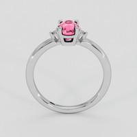 1.18 Ct. Pinkish Purple Sapphire Ring, Platinum 950 3